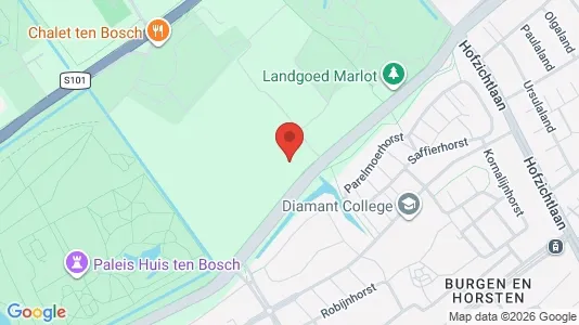 Apartments for rent i The Hague Haagse Hout - kort over placeringen