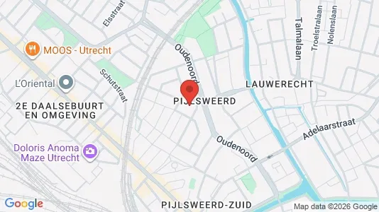 Apartments for rent i Utrecht Noord-West - kort over placeringen