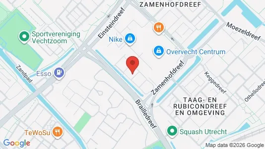 Apartments for rent i Utrecht Overvecht - kort over placeringen