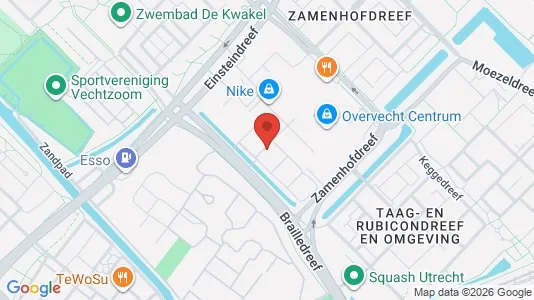 Apartments for rent i Utrecht Overvecht - kort over placeringen
