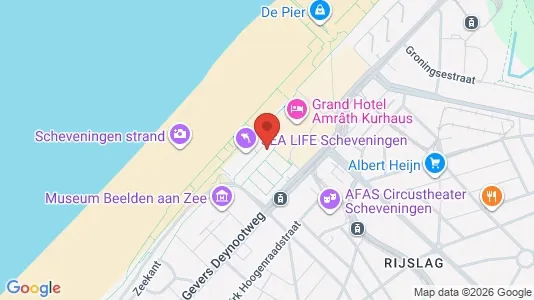 Apartments for rent i The Hague Scheveningen - kort over placeringen