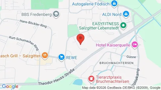 Apartments for rent i Salzgitter - kort over placeringen