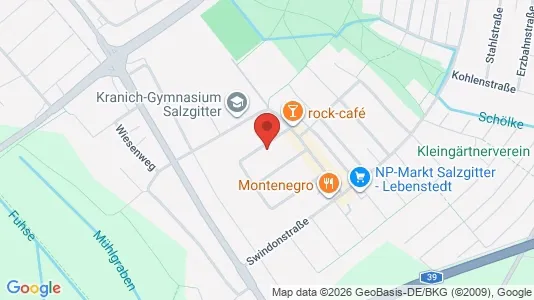 Apartments for rent i Salzgitter - kort over placeringen