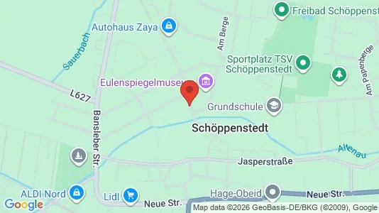 Apartments for rent i Wolfenbüttel - kort over placeringen