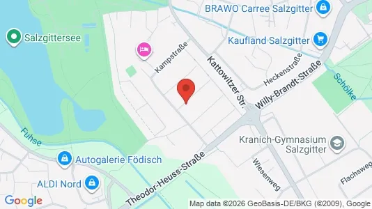 Apartments for rent i Salzgitter - kort over placeringen