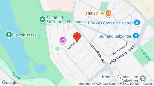 Apartments for rent i Salzgitter - kort over placeringen