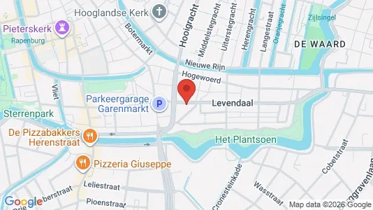 Apartments for rent i Leiden - kort over placeringen