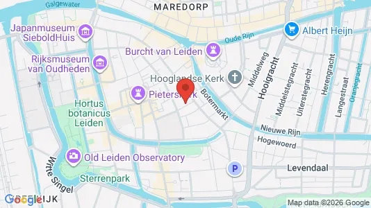 Apartments for rent i Leiden - kort over placeringen