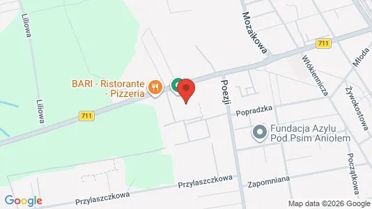Apartments for rent i Warszawa Wawer - kort over placeringen