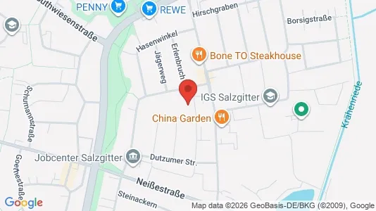 Apartments for rent i Salzgitter - kort over placeringen