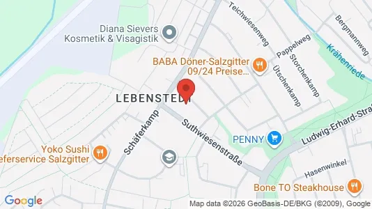 Apartments for rent i Salzgitter - kort over placeringen