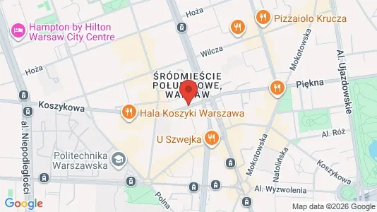 Apartments for rent i Warszawa Śródmieście - kort over placeringen