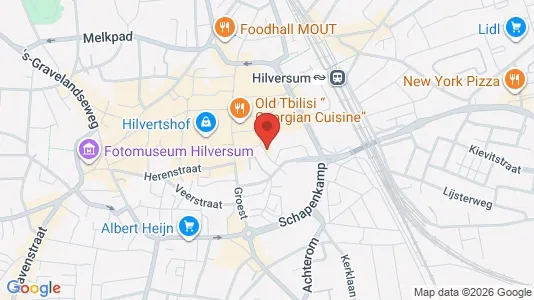 Apartments for rent i Hilversum - kort over placeringen