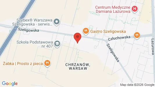 Apartments for rent i Warszawa Bemowo - kort over placeringen