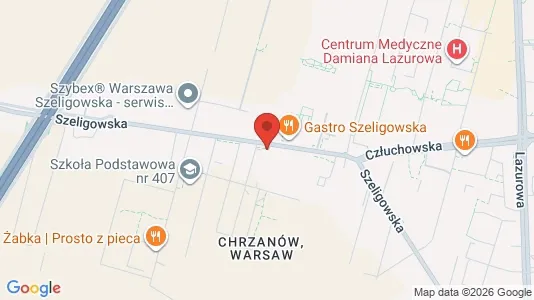Apartments for rent i Warszawa Wawer - kort over placeringen