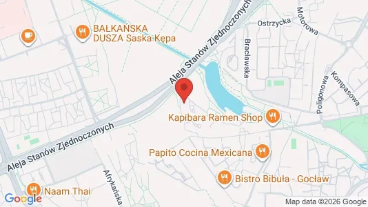 Apartments for rent i Warszawa Praga-Południe - kort over placeringen