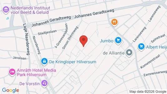 Apartments for rent i Hilversum - kort over placeringen