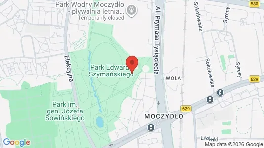 Apartments for rent i Warszawa Wola - kort over placeringen