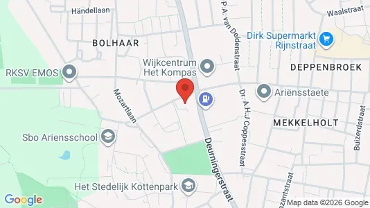 Apartments for rent i Enschede - kort over placeringen