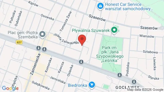 Apartments for rent i Warszawa Praga-Południe - kort over placeringen