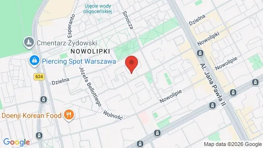 Apartments for rent i Warszawa Wola - kort over placeringen