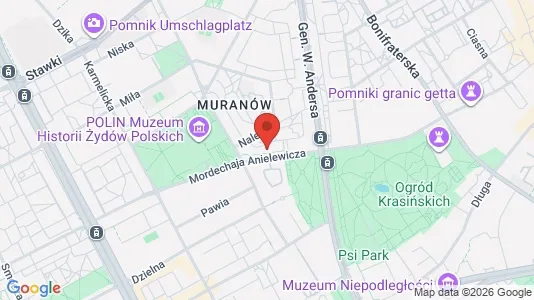 Apartments for rent i Warszawa Śródmieście - kort over placeringen