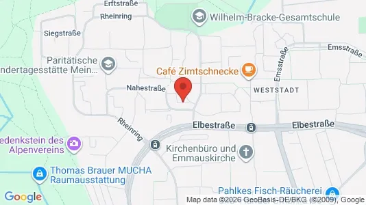 Apartments for rent i Braunschweig - kort over placeringen