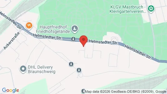 Apartments for rent i Braunschweig - kort over placeringen