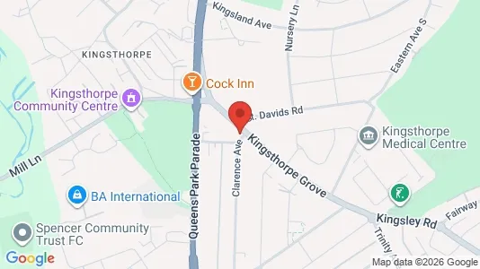 Apartments for rent i Northampton - Northamptonshire - kort over placeringen