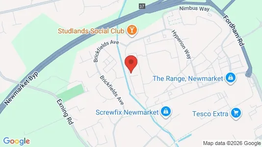 Apartments for rent i Newmarket - Suffolk - kort over placeringen