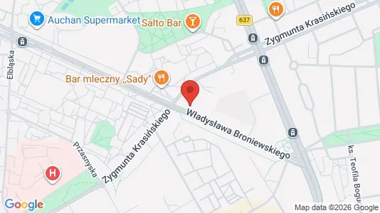 Apartments for rent i Warszawa Żoliborz - kort over placeringen