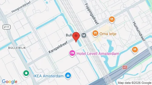 Apartments for rent i Amsterdam Amsterdam-Zuidoost - kort over placeringen