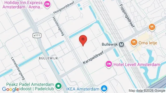 Apartments for rent i Amsterdam Amsterdam-Zuidoost - kort over placeringen