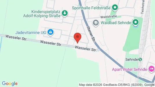 Apartments for rent i Hannover - kort over placeringen
