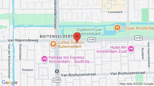 Apartments for rent i Amsterdam Zuideramstel - kort over placeringen