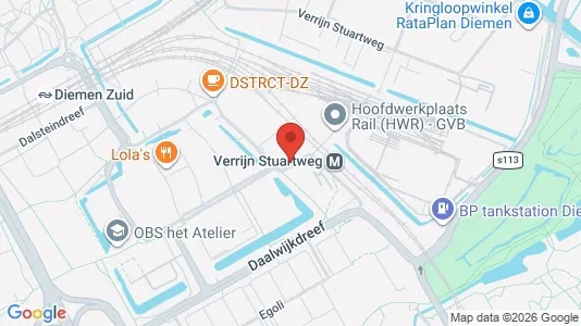Apartments for rent i Diemen - kort over placeringen