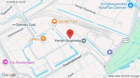 Apartments for rent i Diemen - kort over placeringen