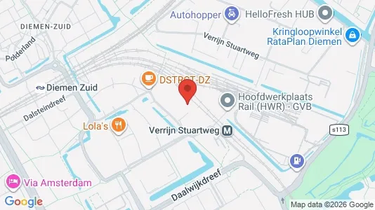 Apartments for rent i Diemen - kort over placeringen