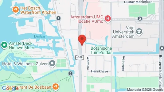 Apartments for rent i Amsterdam Zuideramstel - kort over placeringen