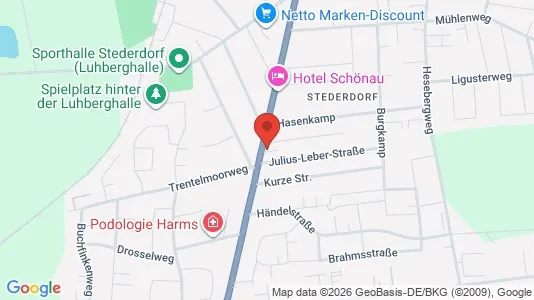 Apartments for rent i Peine - kort over placeringen