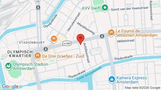 Apartments for rent i Amsterdam Oud-Zuid - kort over placeringen