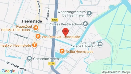 Apartments for rent i Heemstede - kort over placeringen