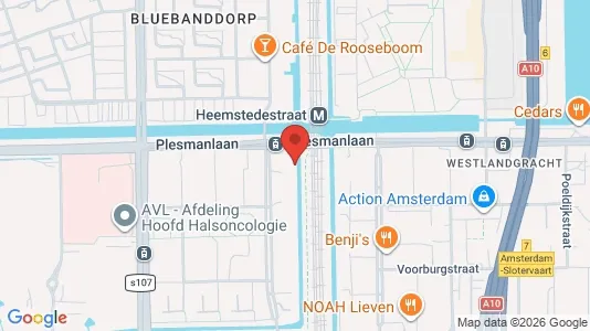 Apartments for rent i Amsterdam Slotervaart - kort over placeringen