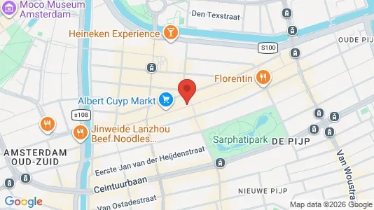 Apartments for rent i Amsterdam Oud-Zuid - kort over placeringen