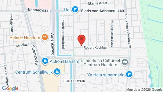 Apartments for rent i Haarlem - kort over placeringen