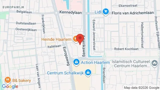Apartments for rent i Haarlem - kort over placeringen