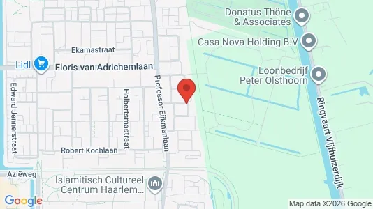 Apartments for rent i Haarlem - kort over placeringen