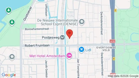 Apartments for rent i Amsterdam Slotervaart - kort over placeringen