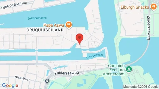 Apartments for rent i Amsterdam Zeeburg - kort over placeringen