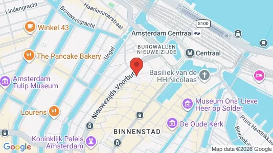 Apartments for rent i Amsterdam Centrum - kort over placeringen